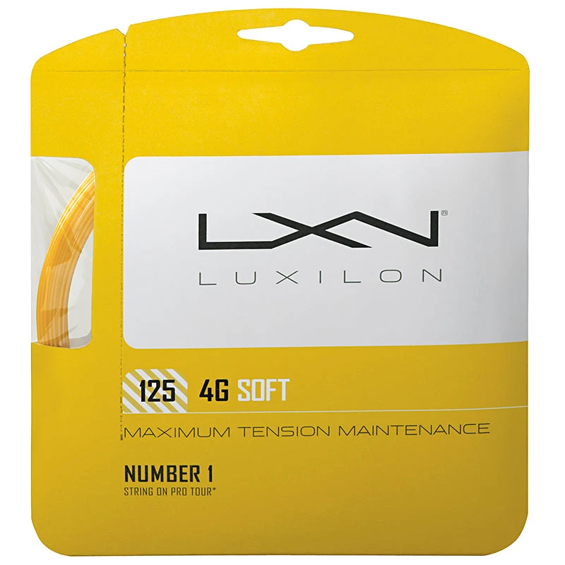 Luxilon 4G Soft 125 Tennis String Set