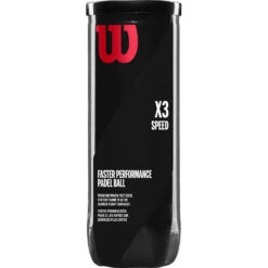 Wilson X3 Speed Padel Ball 3B Tube