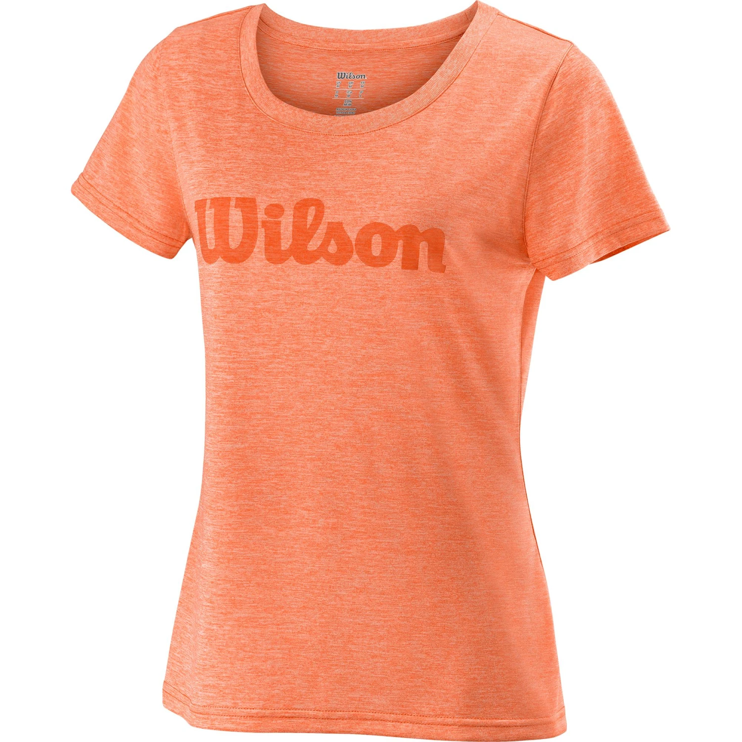 Wilson Women's Script Tech Tee Orange